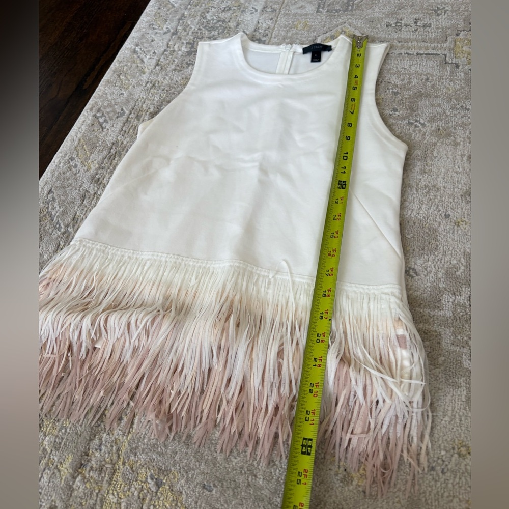J. Crew Sleeveless Fringe Top - Picture 7 of 8